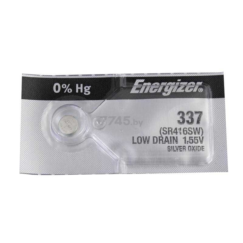 Батарейка SR337 ENERGIZER Silver Oxide 1,5 В 1 шт.